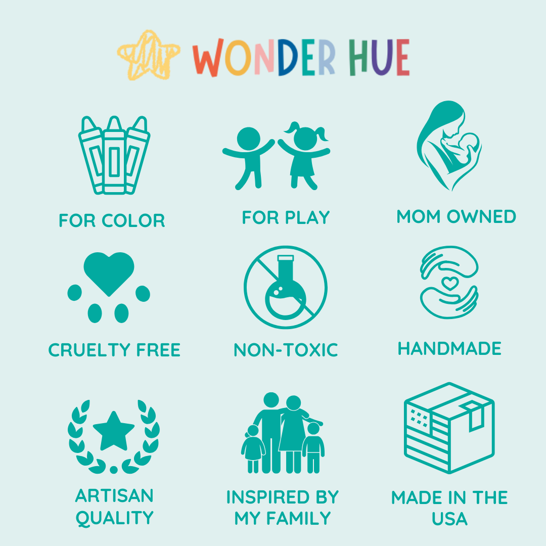 Safe non-toxic car crayons for little hands