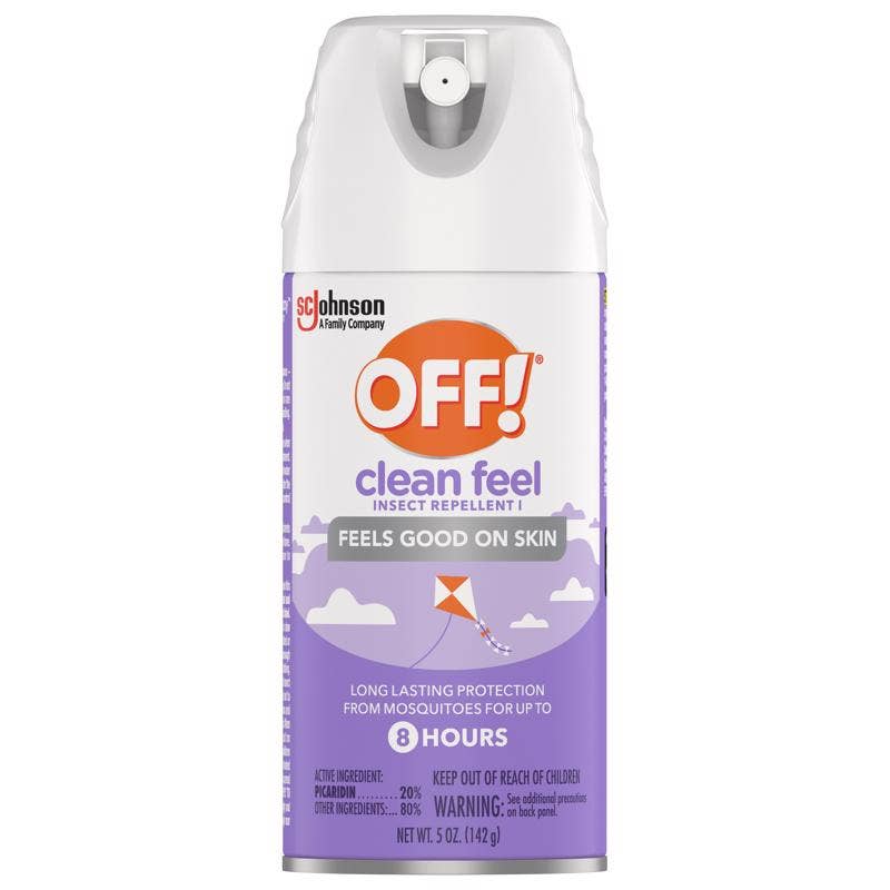 "Bug Off" 🦟 OFF! Clean Feel Insect Repellent (5oz)