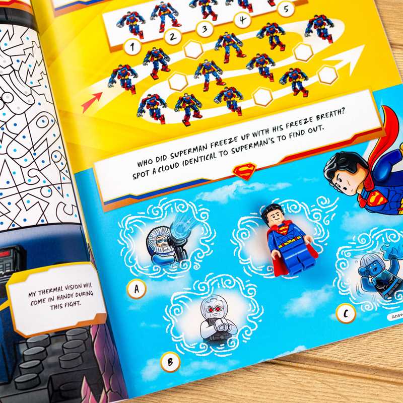 Superman LEGO activity pad for children