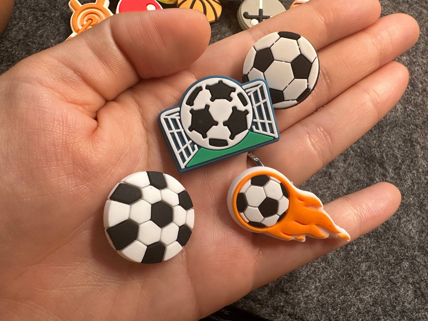 High-quality waterproof croc charms