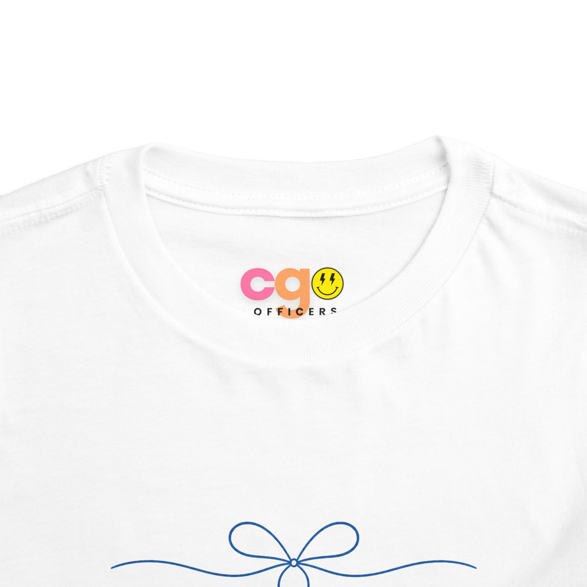 “Tied Together” 🎀 Ribbon Underline Bow WRT ECC Toddler Spirit Tee by CGO