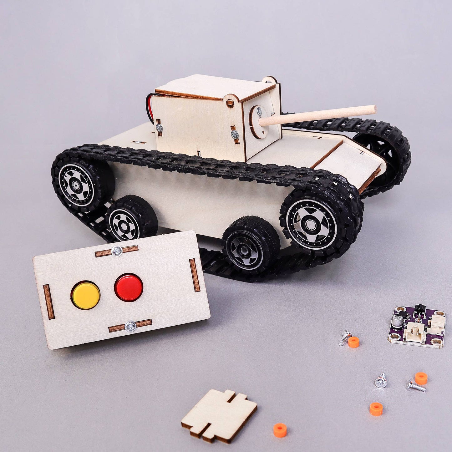 Educational RC tank toy for 10-year-olds