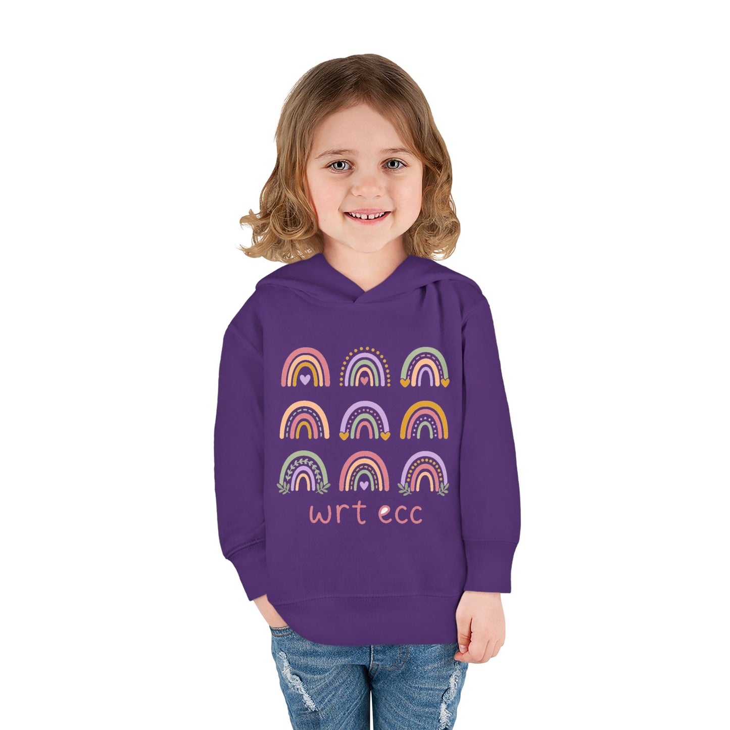 WRT ECC “Boho Rainbow Grid” Toddler Hoodie