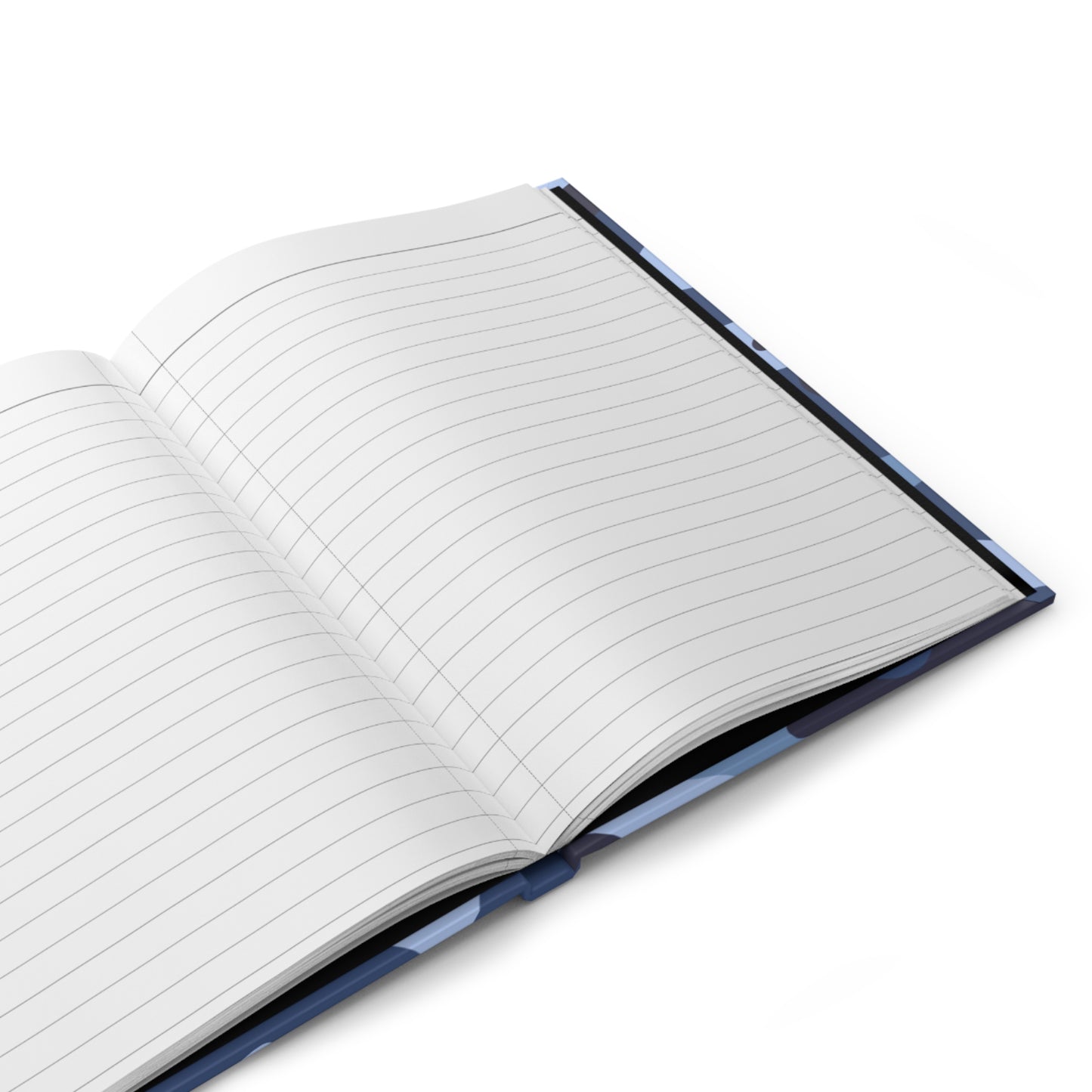 “Field Notes” 📓 Personalized Blue Camo Hardcover Journal by CGO