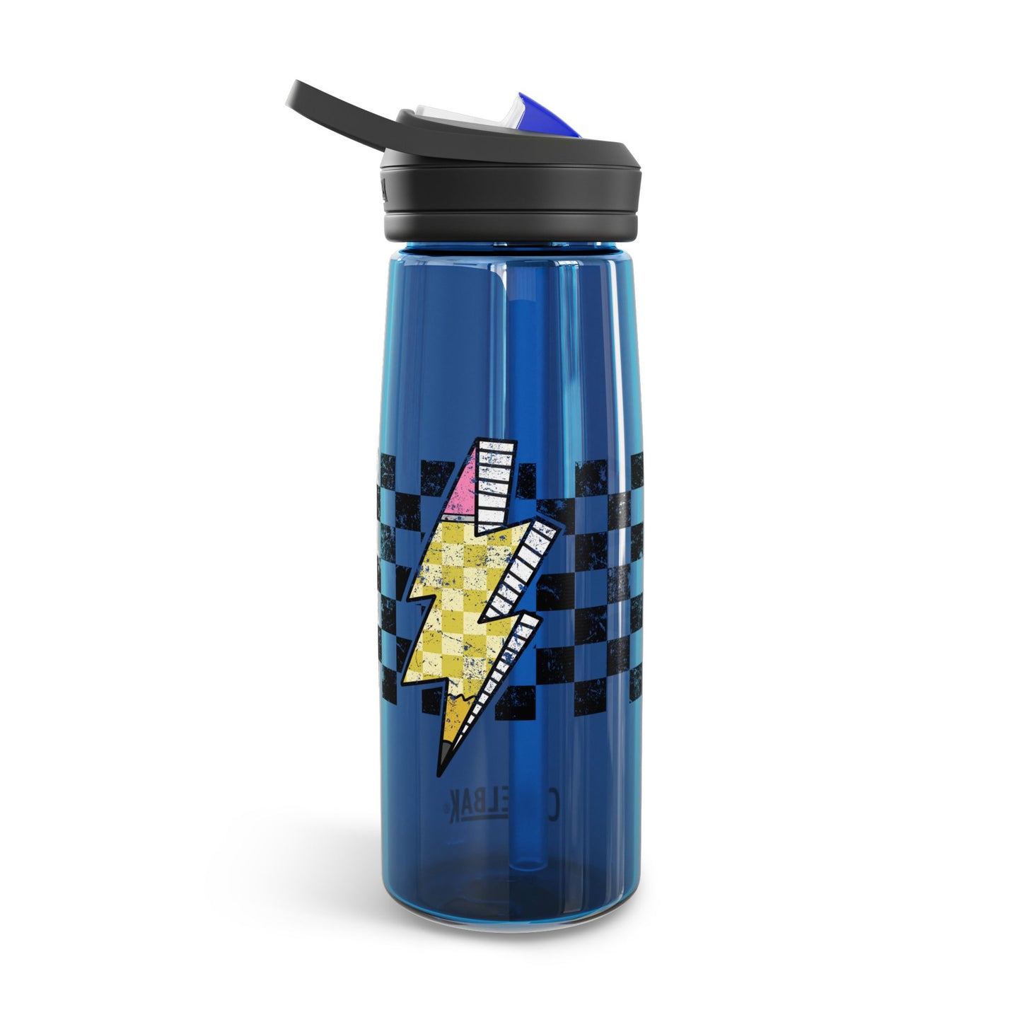 “Go Retro Lightening” 💦 Monogrammed CamelBak Eddy® Water Bottle, 20oz\25oz