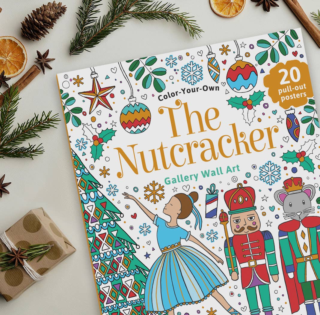 “Nutcracker:” 🩰 Coloring Book by: Paperback; 40 pages / English