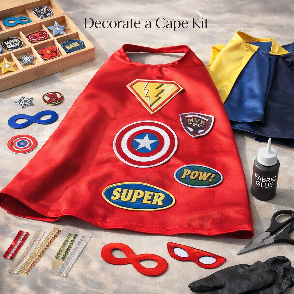"Hero in the Making" π¦ΈββοΈ DIY Superhero Cape Craft Kit by CGO