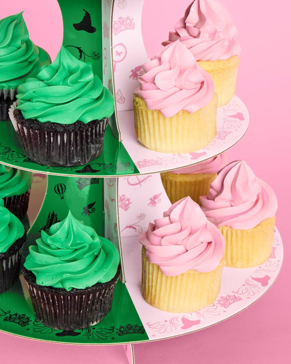“Emerald City” 💚💕 Wicked Inspired Cupcake Tower - 3 tiered display, witch dessert stand by xo, fetti