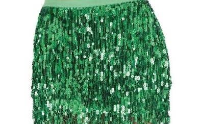 Adjustable sequin skirt – one size fits all, perfect for camp, five fun colors available