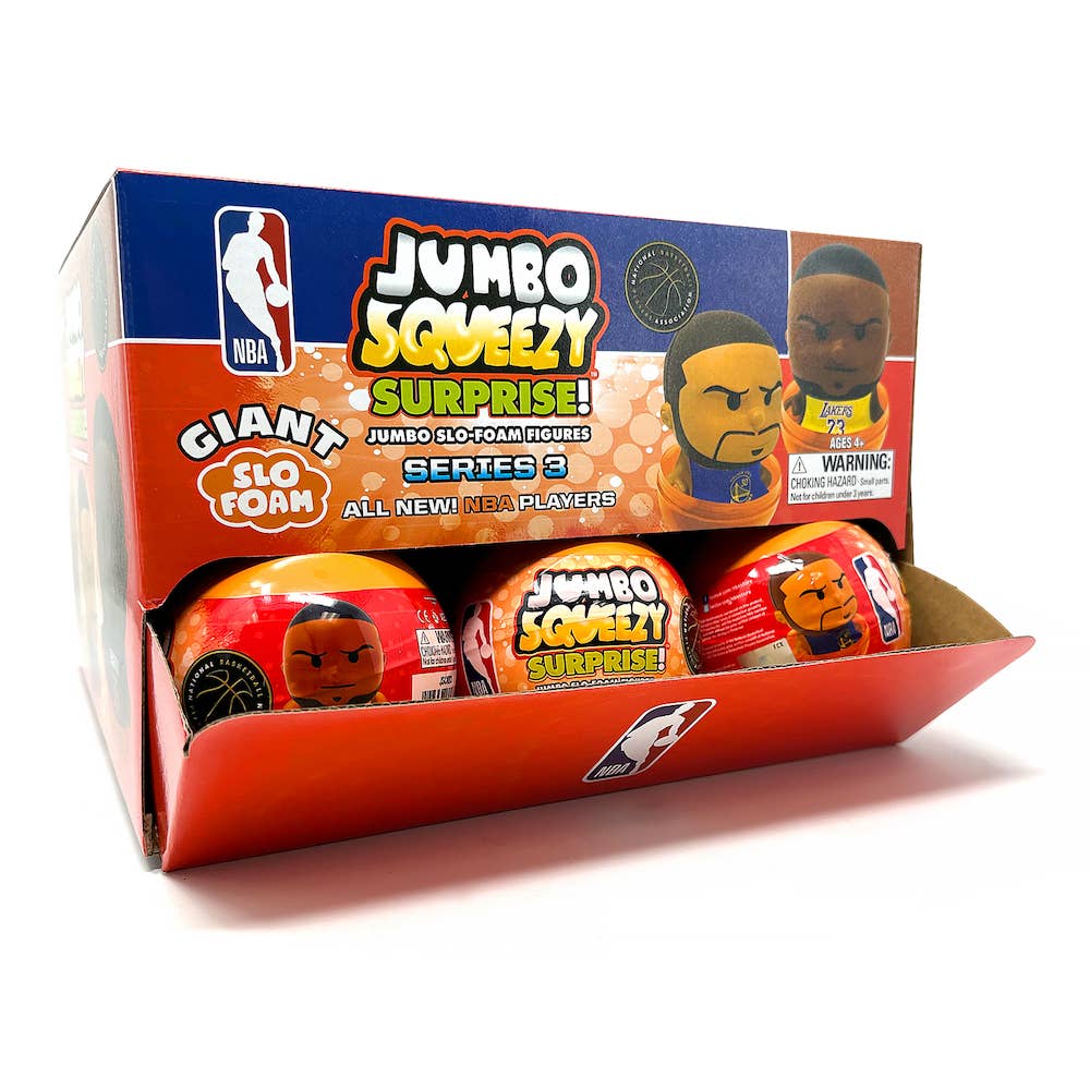 “NBA Jumbo Squeezy Surprise” 🏀 Squeezymates Jumbo