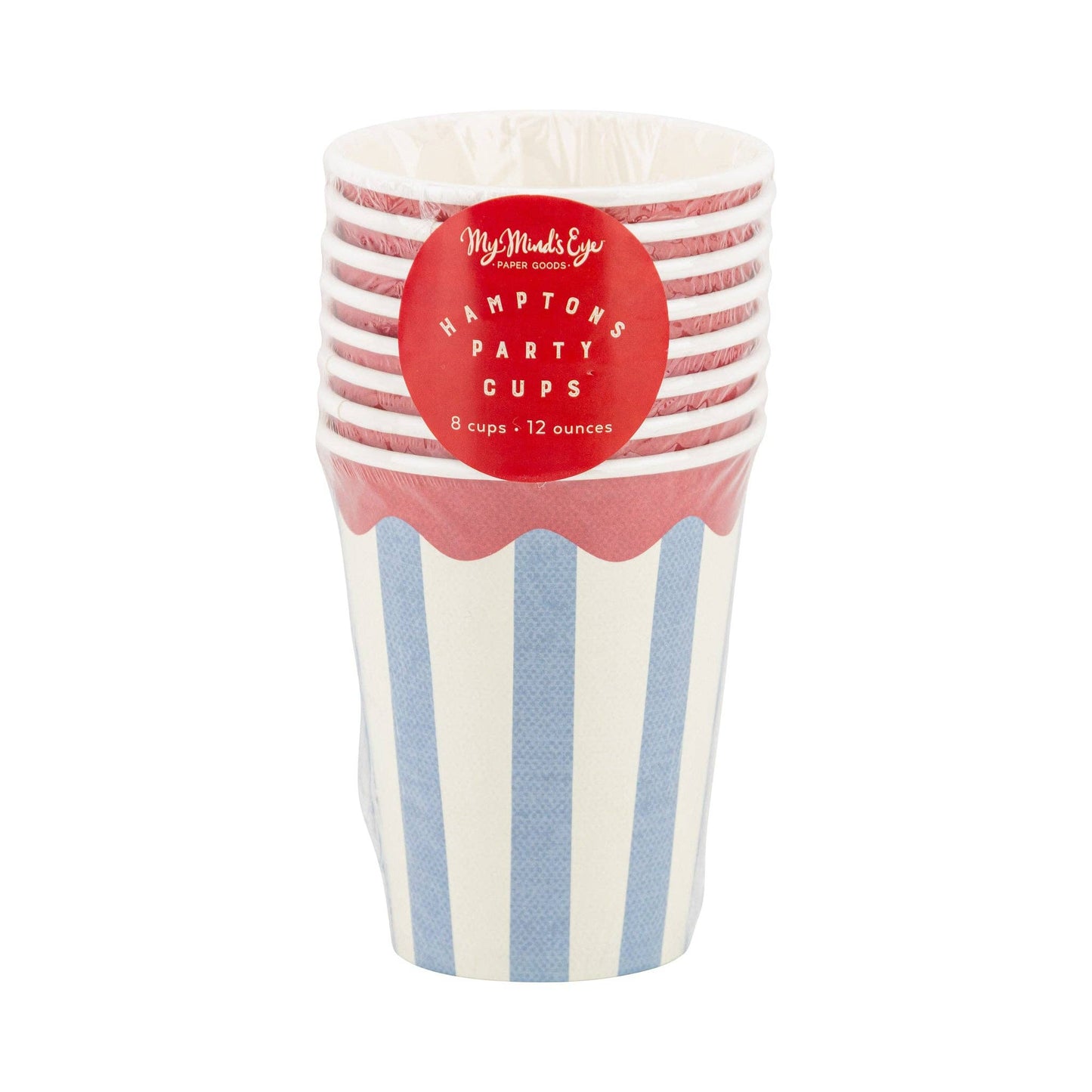 Festive red white blue party cups ideal for patriotic poolside and backyard celebrations.