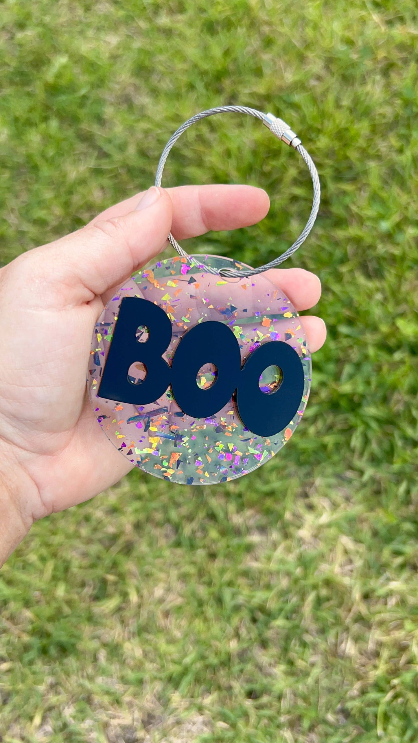 Cute Halloween acrylic gift tag