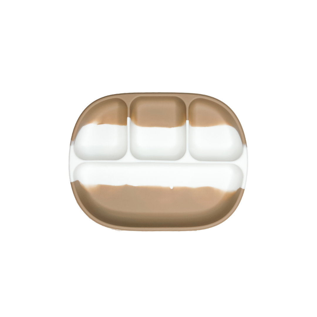 “Dip Plated” 🍽️ Dip Dye 4 Section Suction Plate