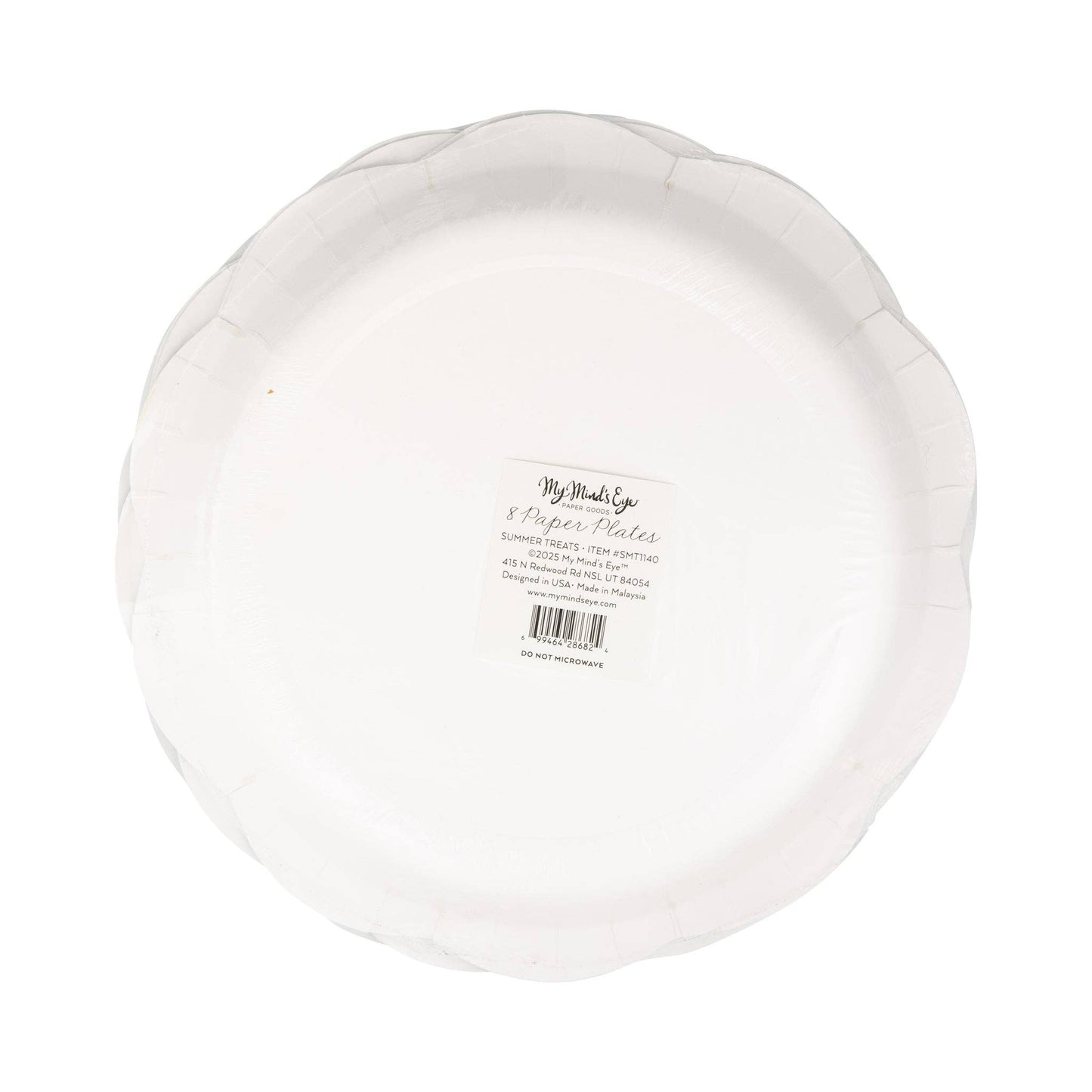 Sweet Summertime paper plates for Memorial Day, 4th of July, and summer celebrations.