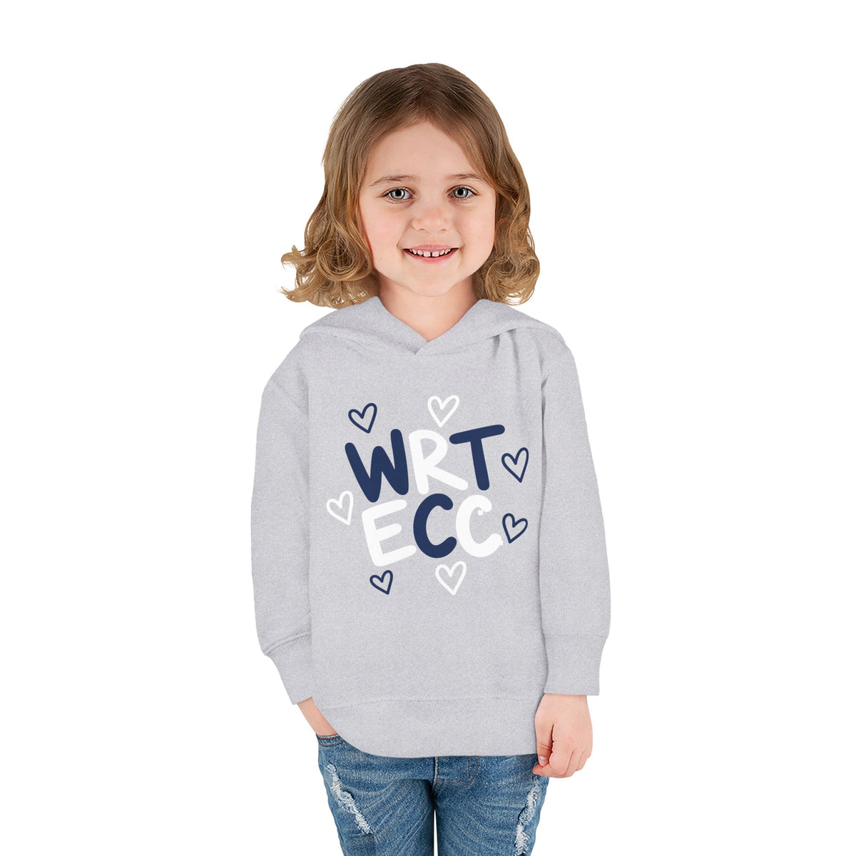 “Doodle Bug” 🖍️ Marker Script & Doodle Hearts WRT ECC Toddler Hoodie by CGO