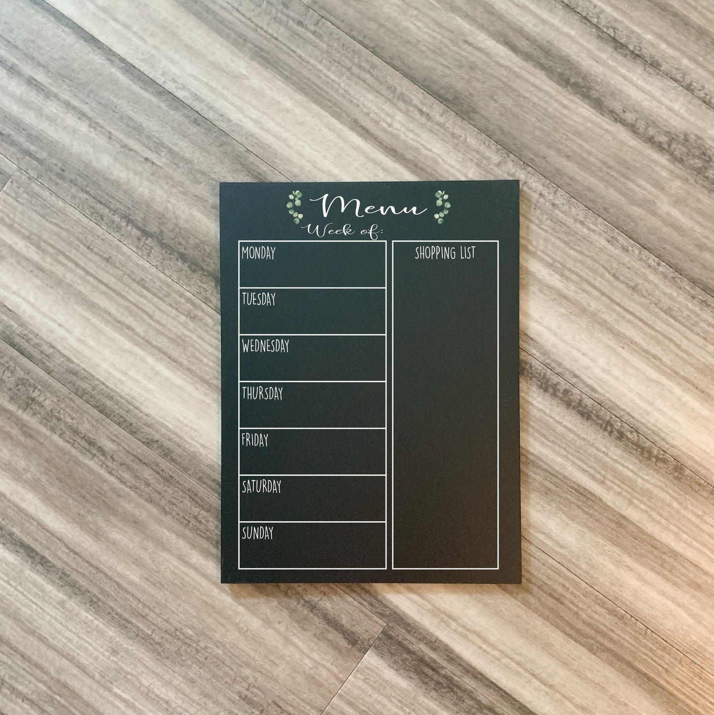 “What’s For Dinner” 🖤 Personalized Reusable Chalkboard Menu Board by BB’s Shebang