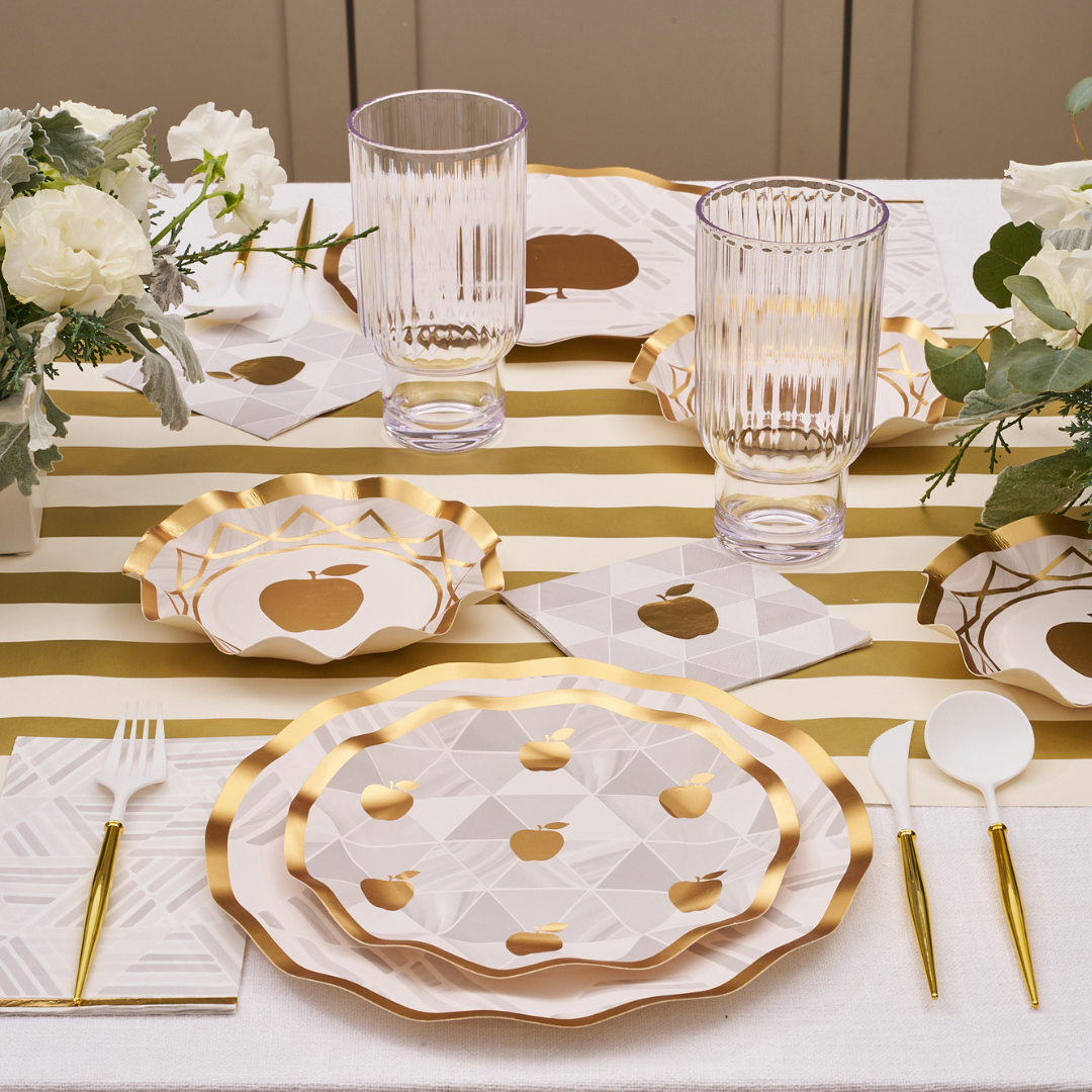 Golden Apple paper napkins for drinks and desserts