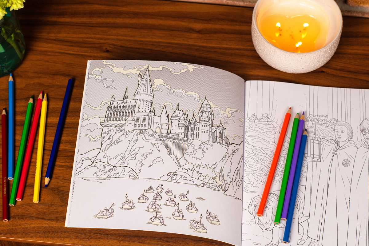 Wizarding World glow in the dark art book