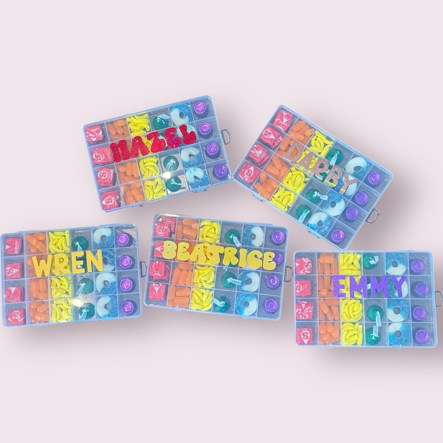 “Camp Crush” ❤️💙💚 Personalized Candy Snackle Box