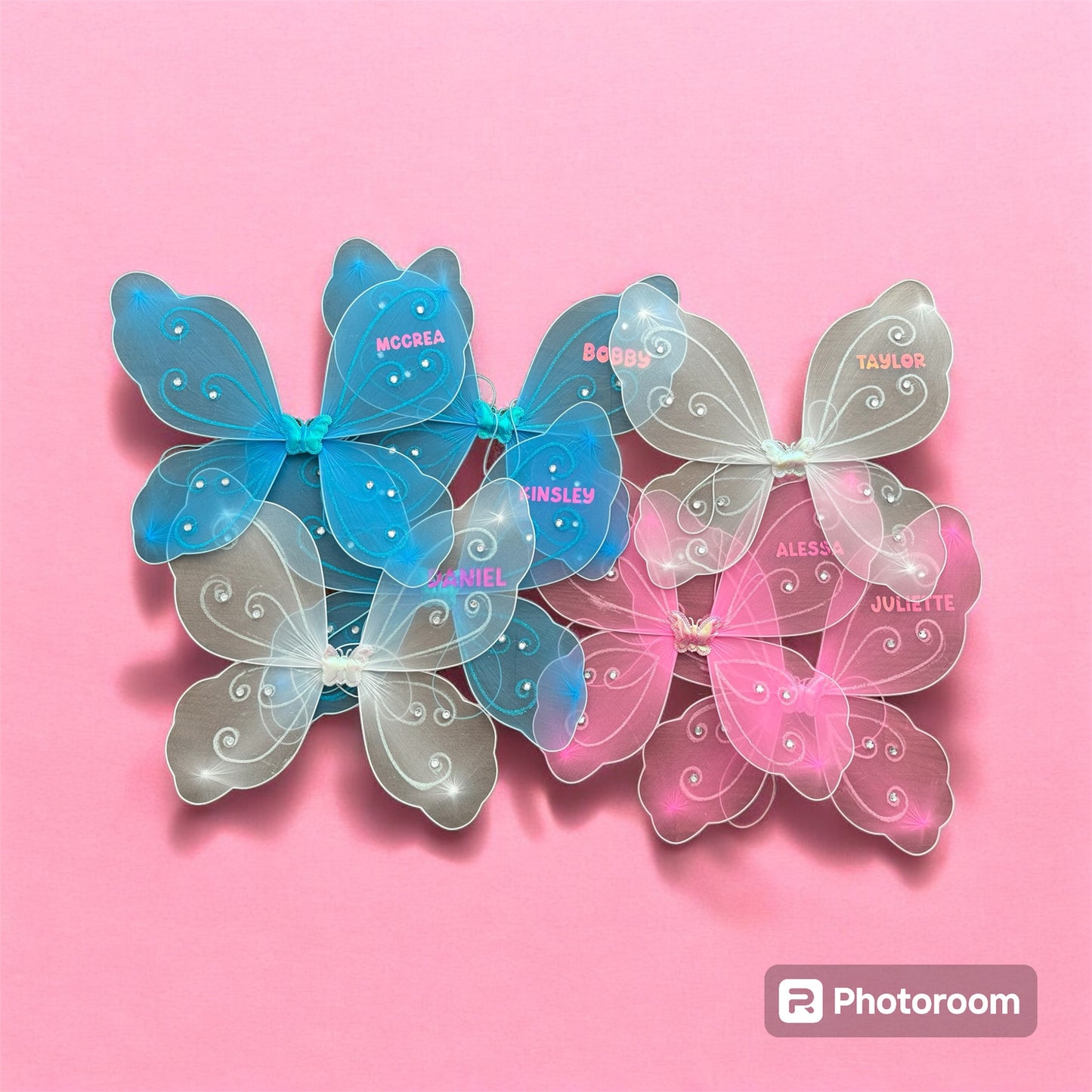 “Abby-live I can Fly” 🦋 Personalized Wings