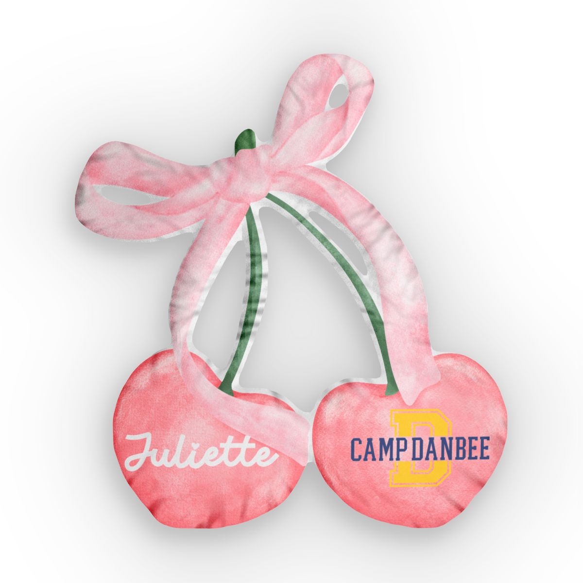 "Cherry on Top Pillow" ๐ Personalized Camp Pillow