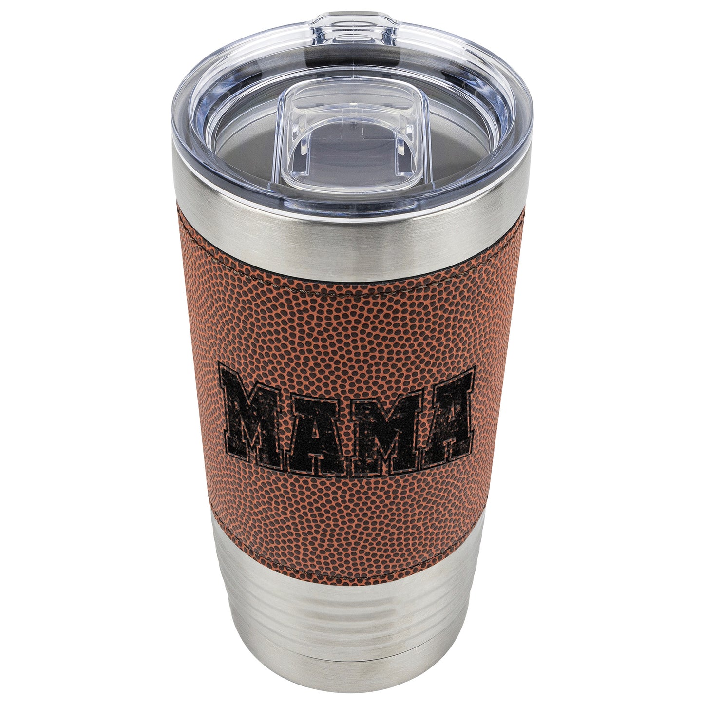 20oz insulated tumbler keeps drinks ice-cold or steaming hot for the entire game. Double-walled stainless steel design prevents watered-down drinks. Sleek, fits in hand and cupholder. Snap-on lid, BPA-free, and easy to clean. Perfect for tailgating and game days.