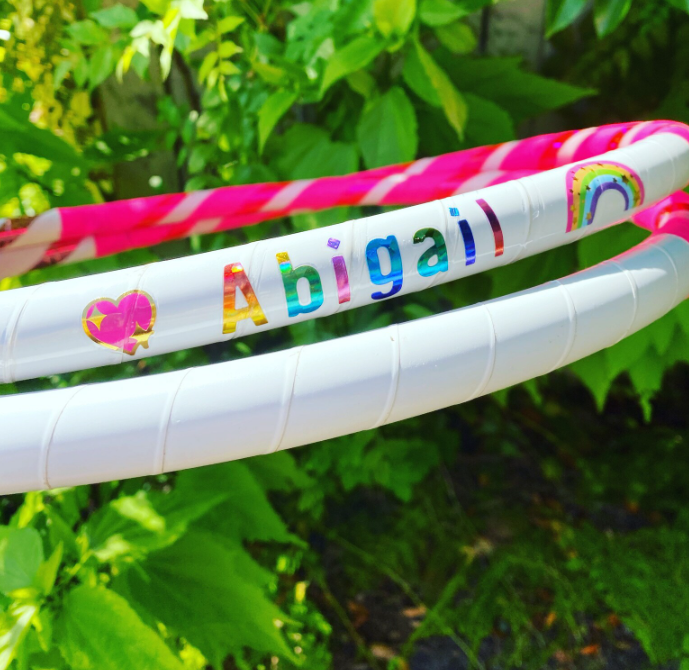"Get in the Loop!" 🌀 Handmade Personalized Hula Hoops for Kids’ Playtime & Exercise