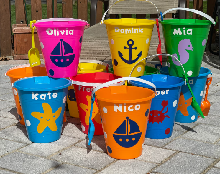 "Letβs Dig It!" ποΈ Personalized Bucket & Shovel Set β Great for Summer Celebrations