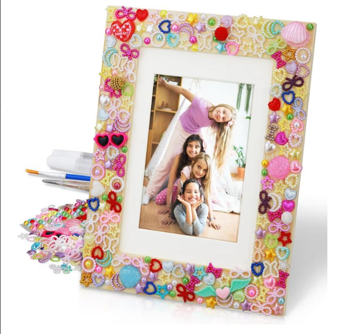 Wooden picture frame craft kit for kids