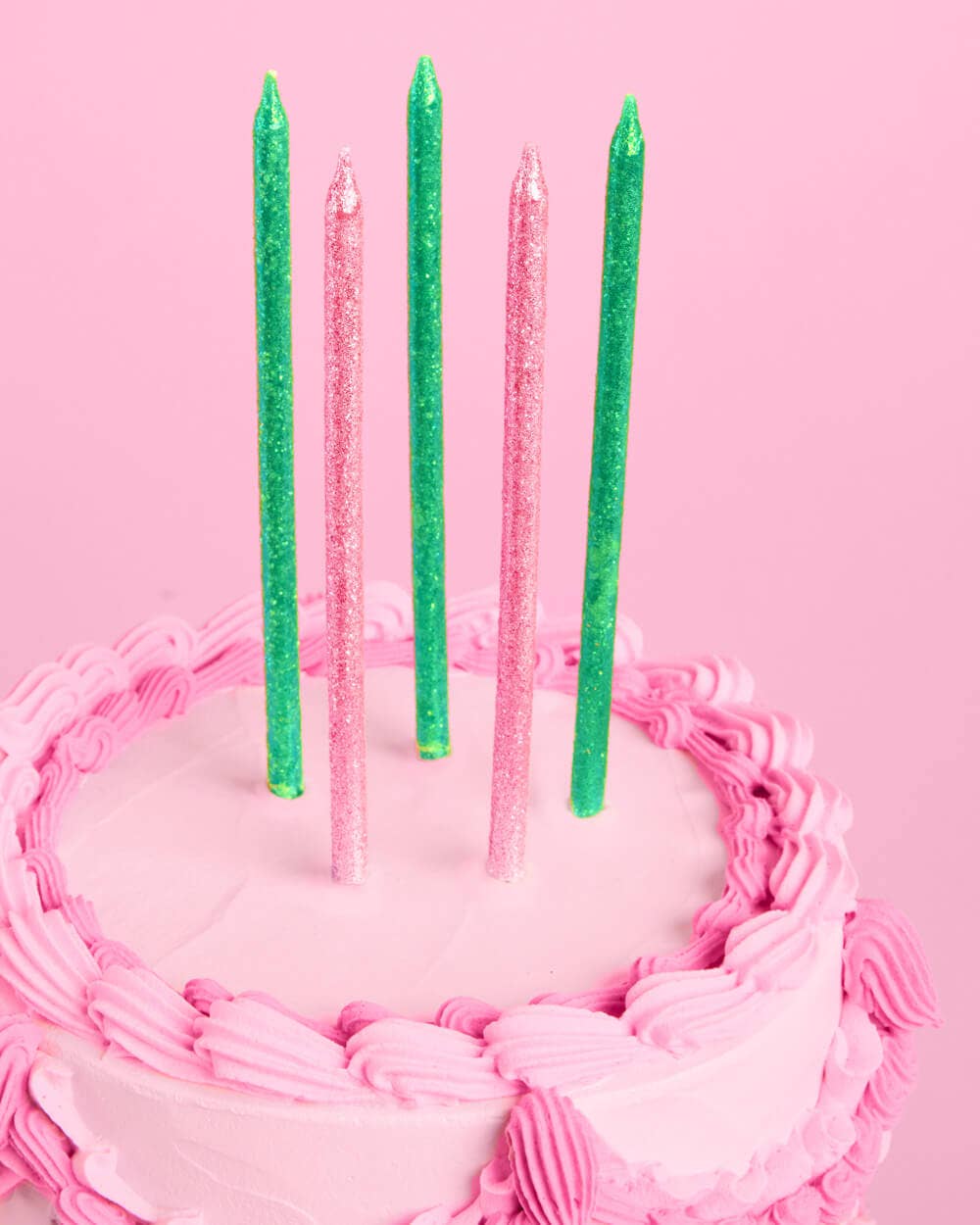 “Glow Up” 💚💕 Wicked Inspired Glitter Candles 10 pc, Witch Wizard kids