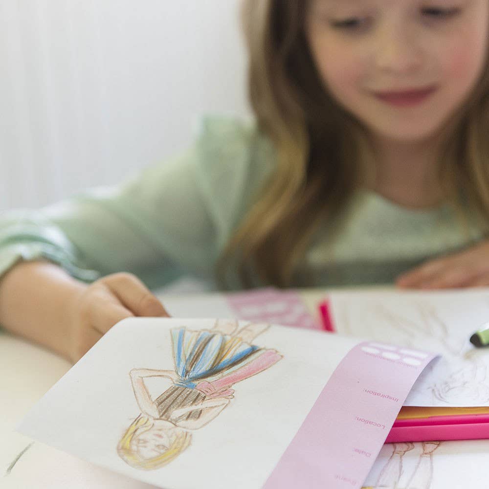 Creative kids gift for drawing and designing outfits