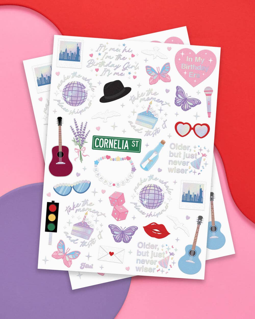 Temporary tattoos for Swiftie birthday parties