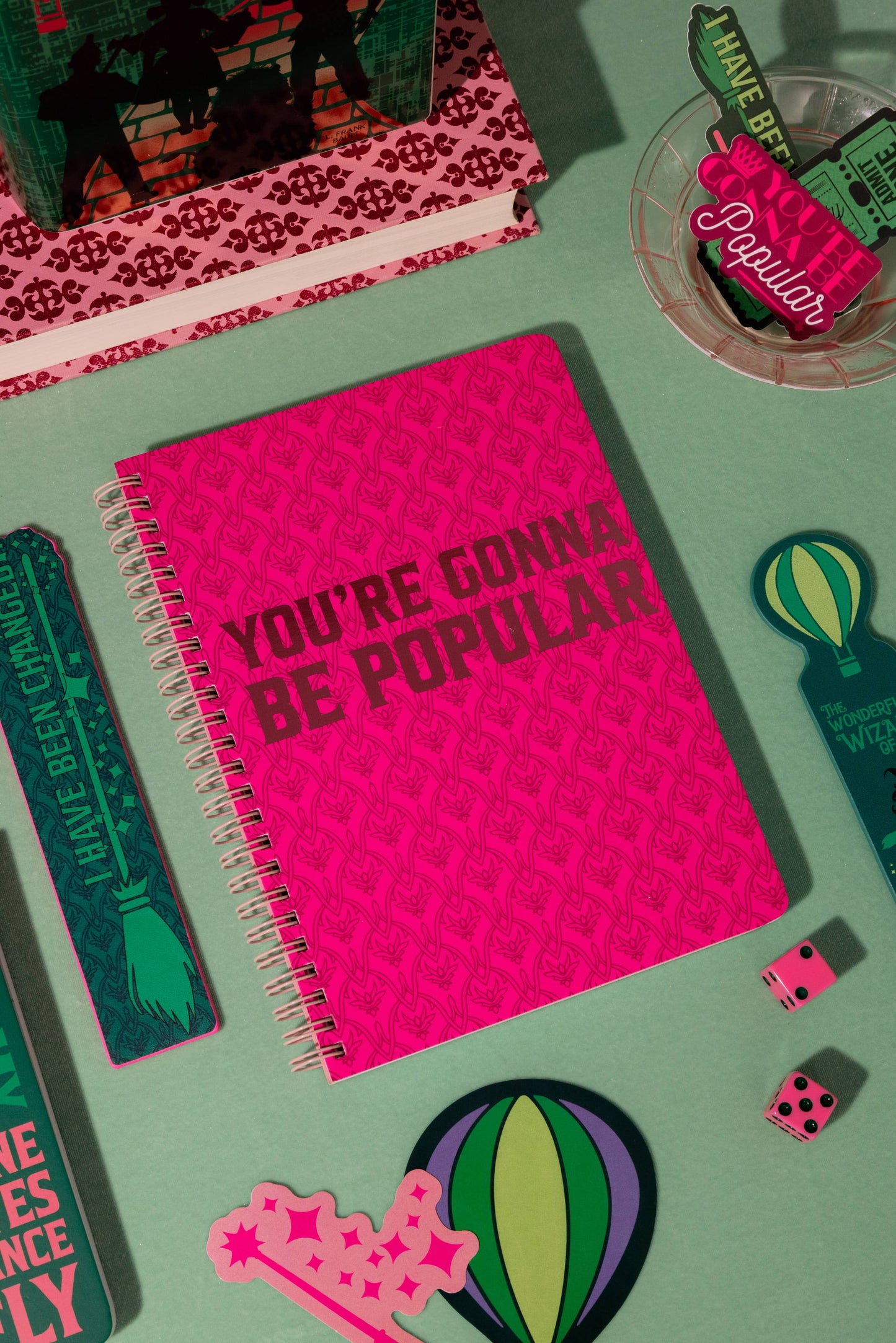“Spell It Out” 💚✨ Wicked-Inspired Notebook