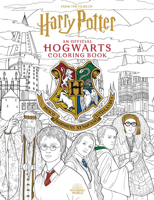 Harry Potter official coloring book cover