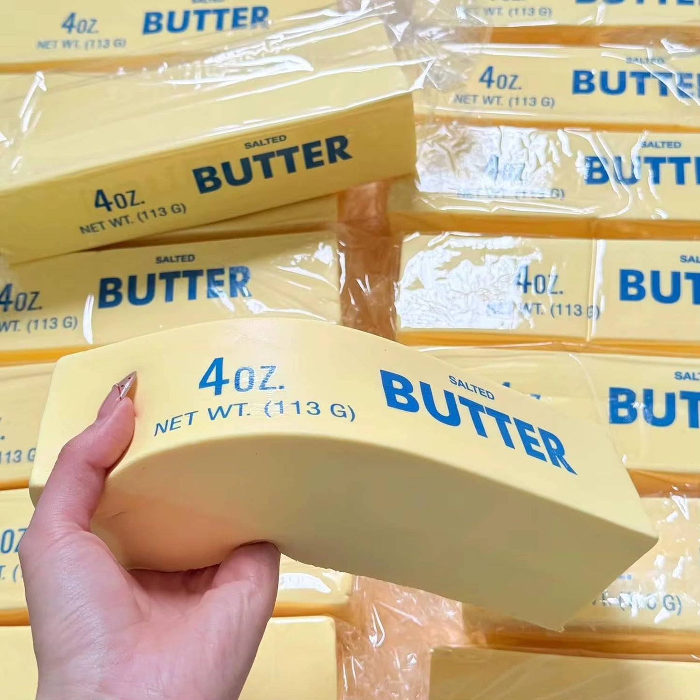 "Stick of Bliss" š§ Slow-Rise Butter Stick Squishy Toy by Lil Darlings Inc