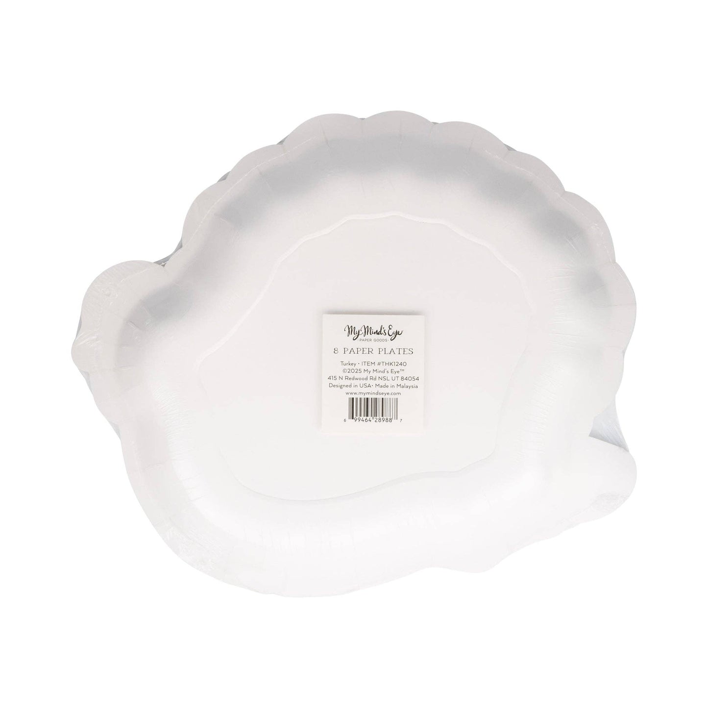 “Talk Turkey” 🦃 Thanksgiving Shaped Plates