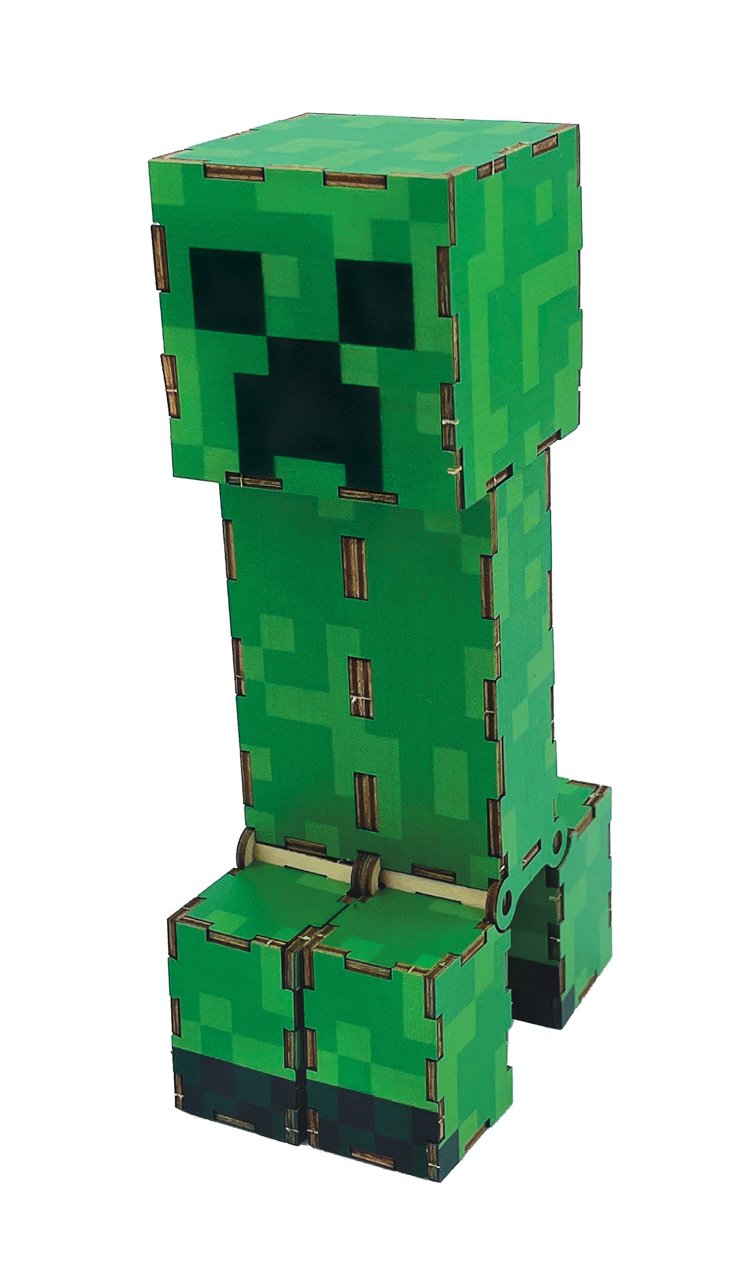 “Creeper Craft” 💥 Minecraft 3D Wood Model Kit by CGO