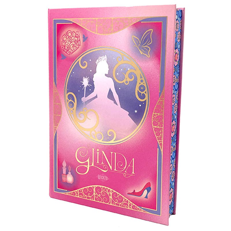 240 ruled pages in a premium hardcover journal with a striking Glinda Upland cover design. Perfect size for on-the-go journaling (5.875 x 8.5 inches). Ideal for Wicked fans, add to your collection with other Wicked-inspired stationery products.
