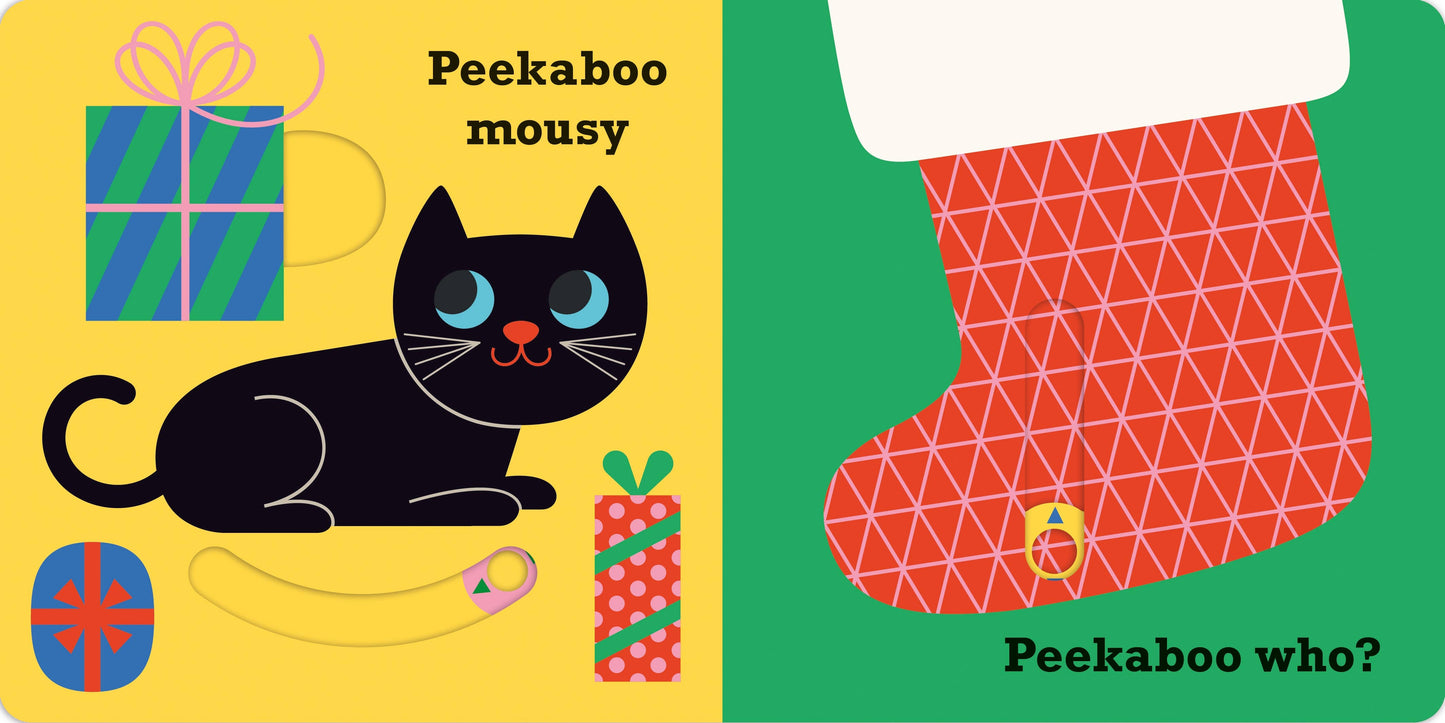“Peekaboo: Santa” 🎅 Board Book for Babies