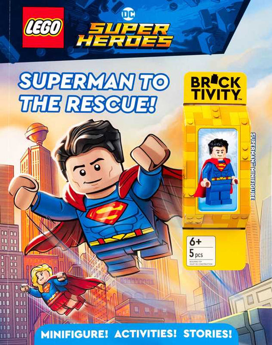 LEGO DC Super Heroes Superman to the Rescue activity book cover
