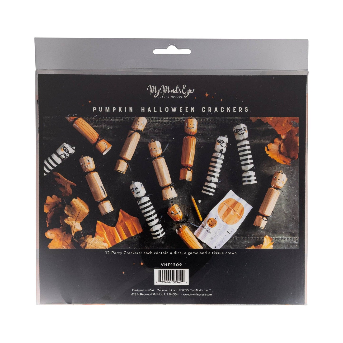 “Pumpkin Pop-Ins” 🎃 Halloween Party Crackers