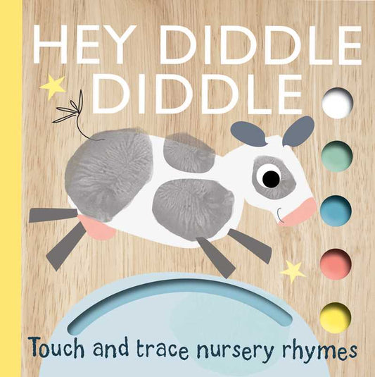 Touch and Trace Hey Diddle Diddle. Fun nursery rhymes and tracing for toddlers. 10 pages of interactive learning.