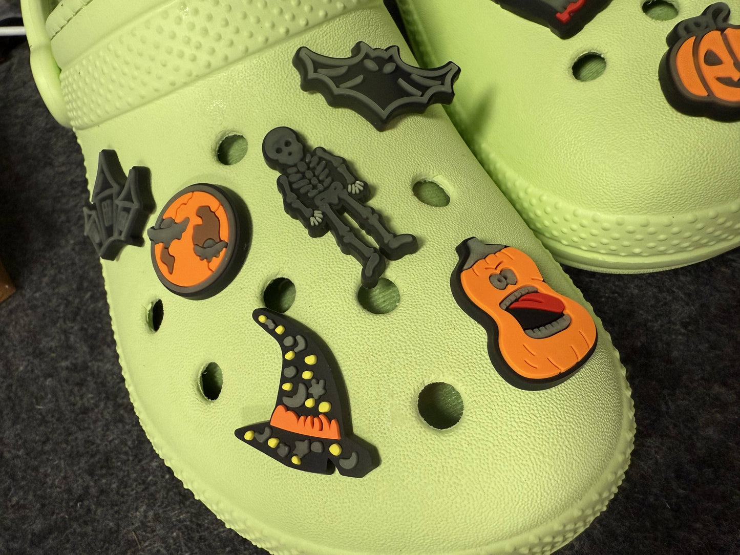 Easy-to-install fancy charms for Crocs