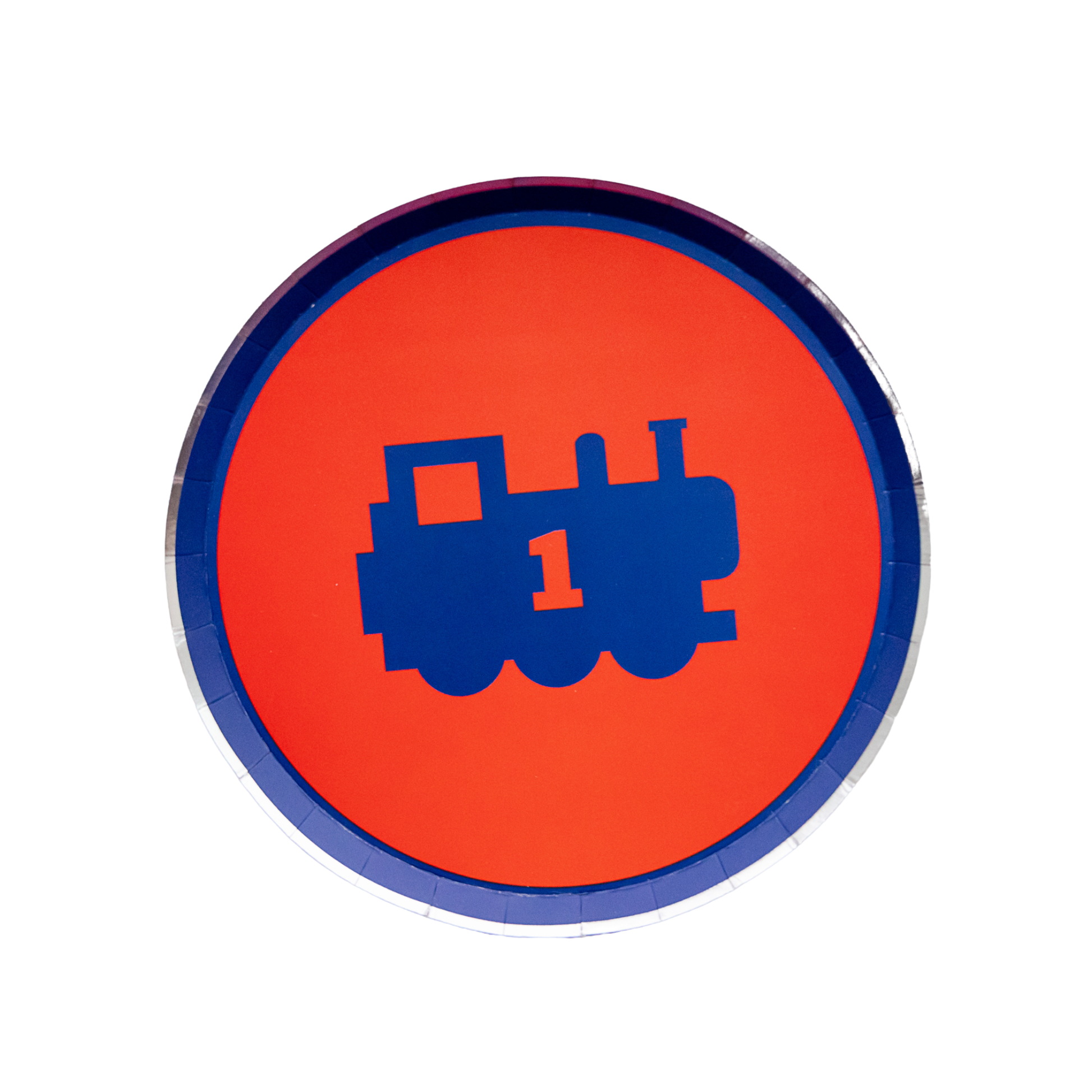 Thomas & Friends™ train small plates, 8 pack, 8.25” diameter, eco-friendly, FSC certified, licensed party plates