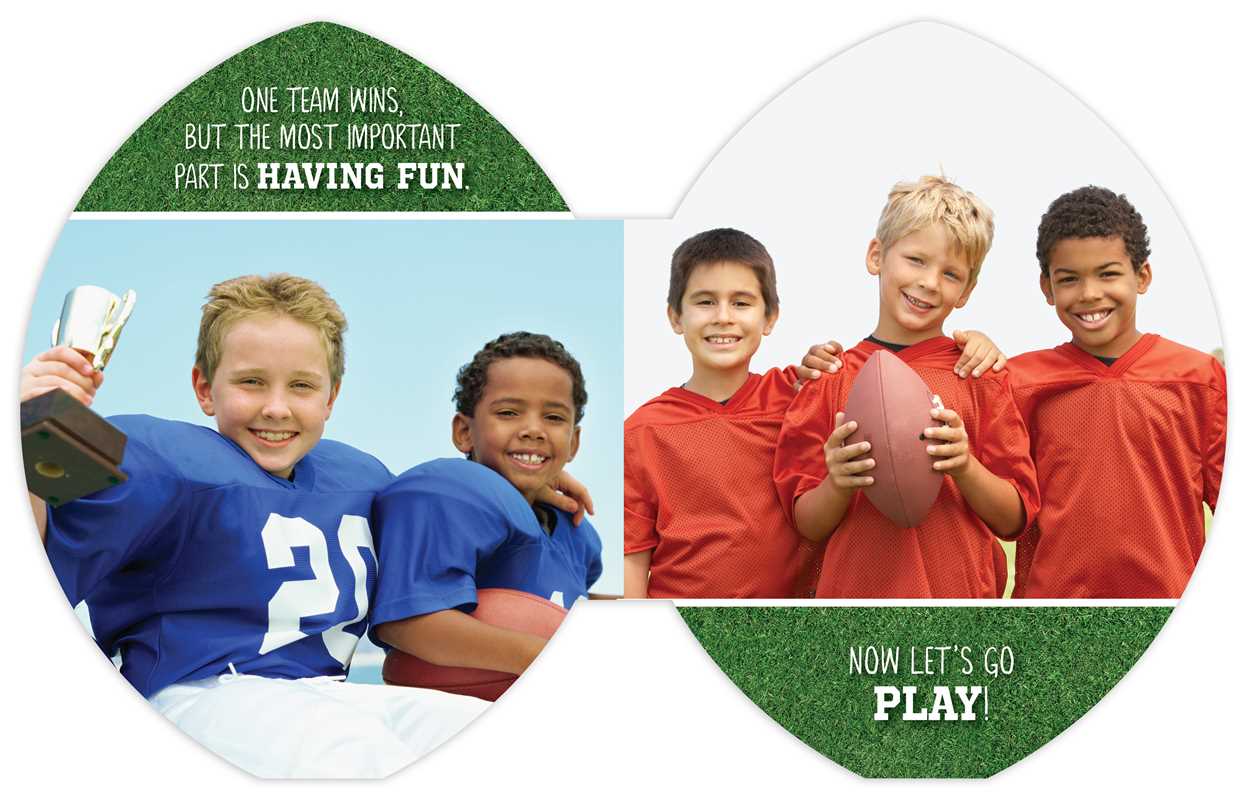 Toddler football learning board book