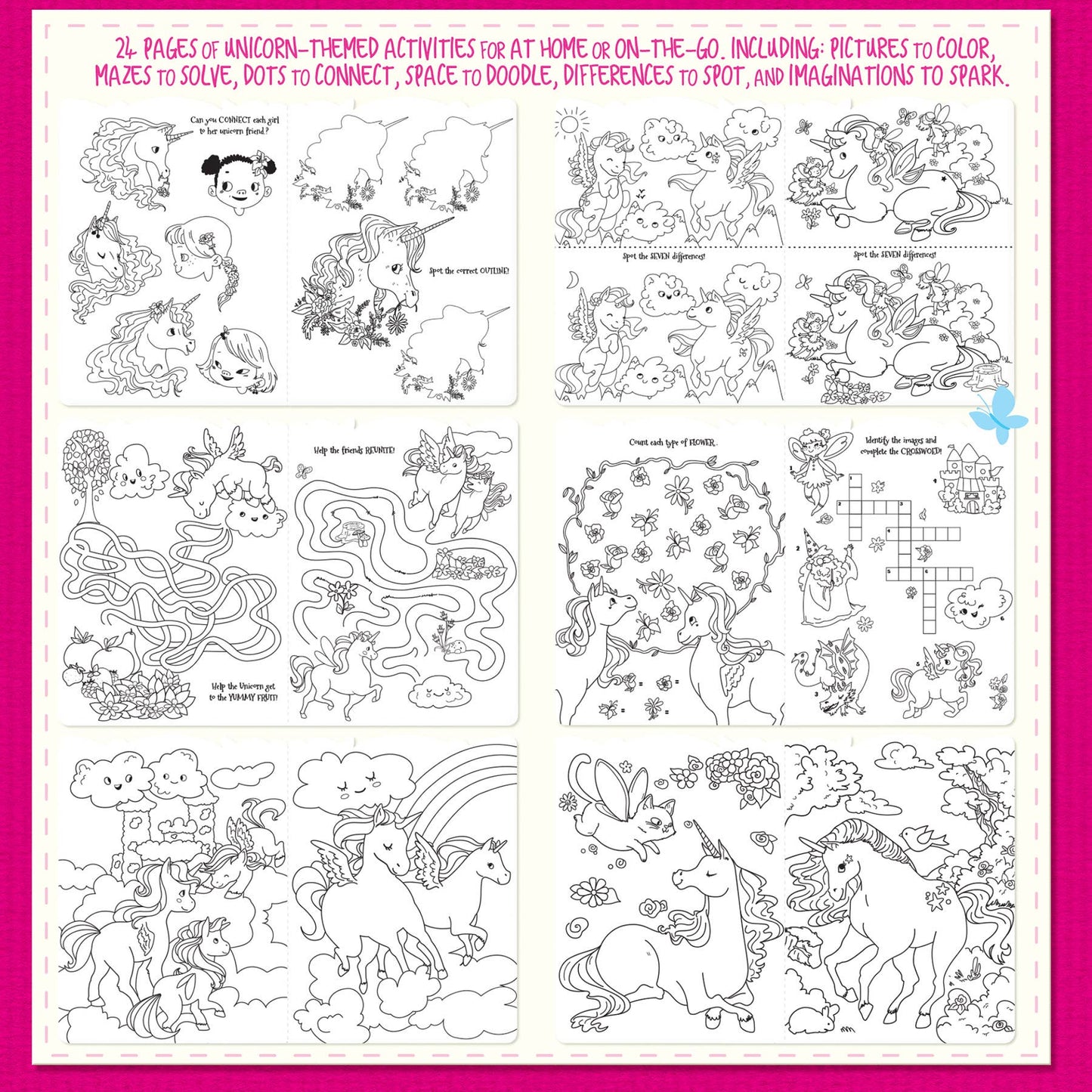 “Unibelievable” 🦄 Unicorn Activity Gift Pack for Kids