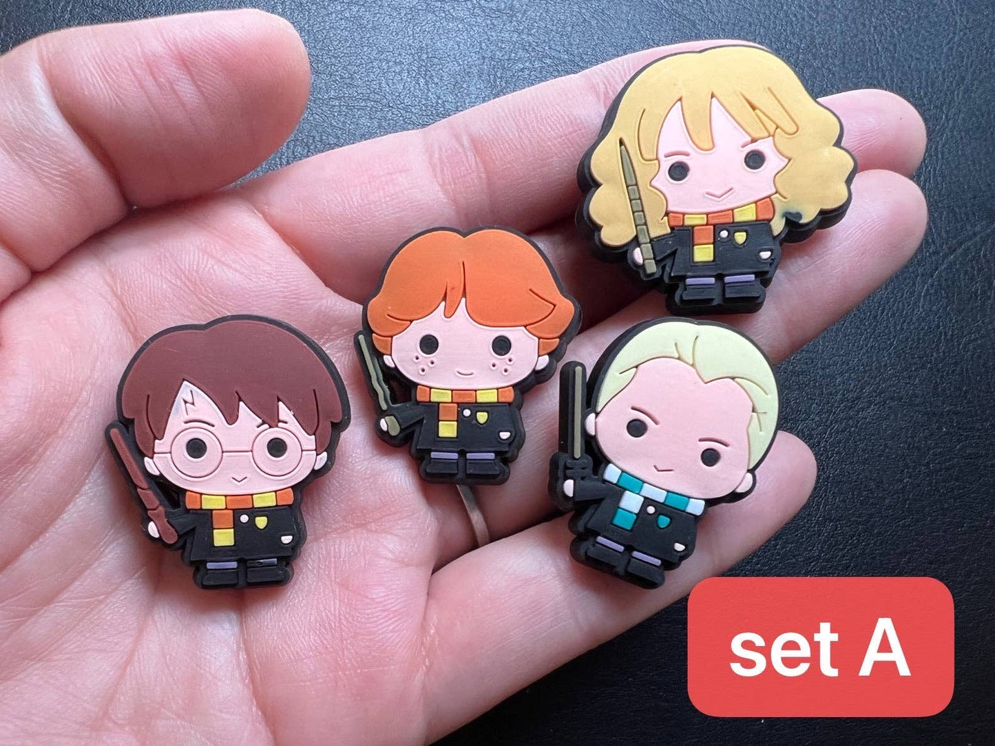 HP Harry Potter Croc shoe charms Shoe Decal Charms JuliesDecal anime charms: Set of 16pcs