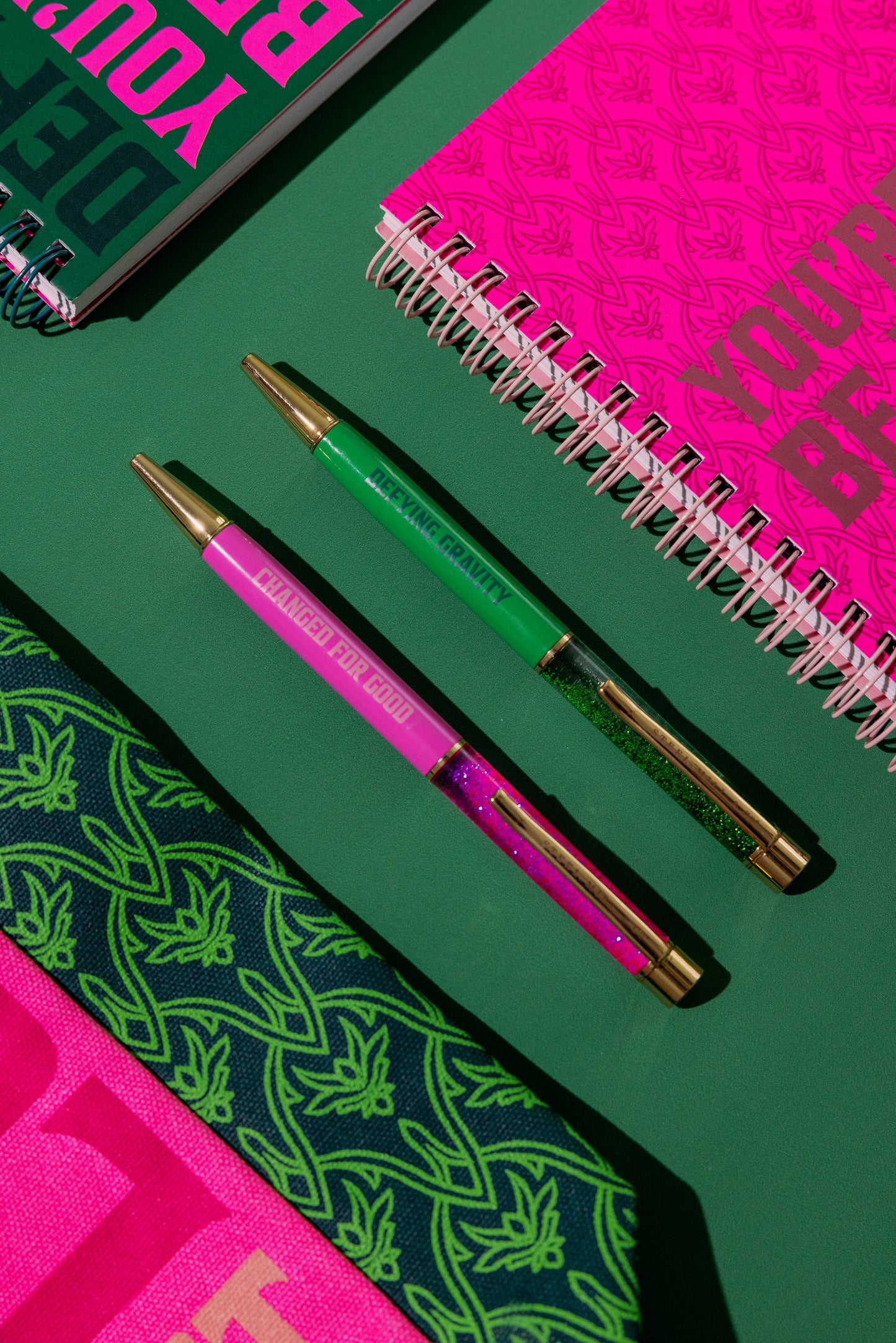 “Defy Gravity” ✨💚 Wicked-Inspired Pen Set (2-Pack)
