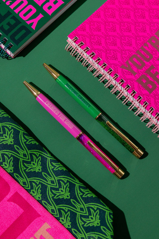“Defy Gravity” ✨💚 Wicked-Inspired Pen Set (2-Pack)