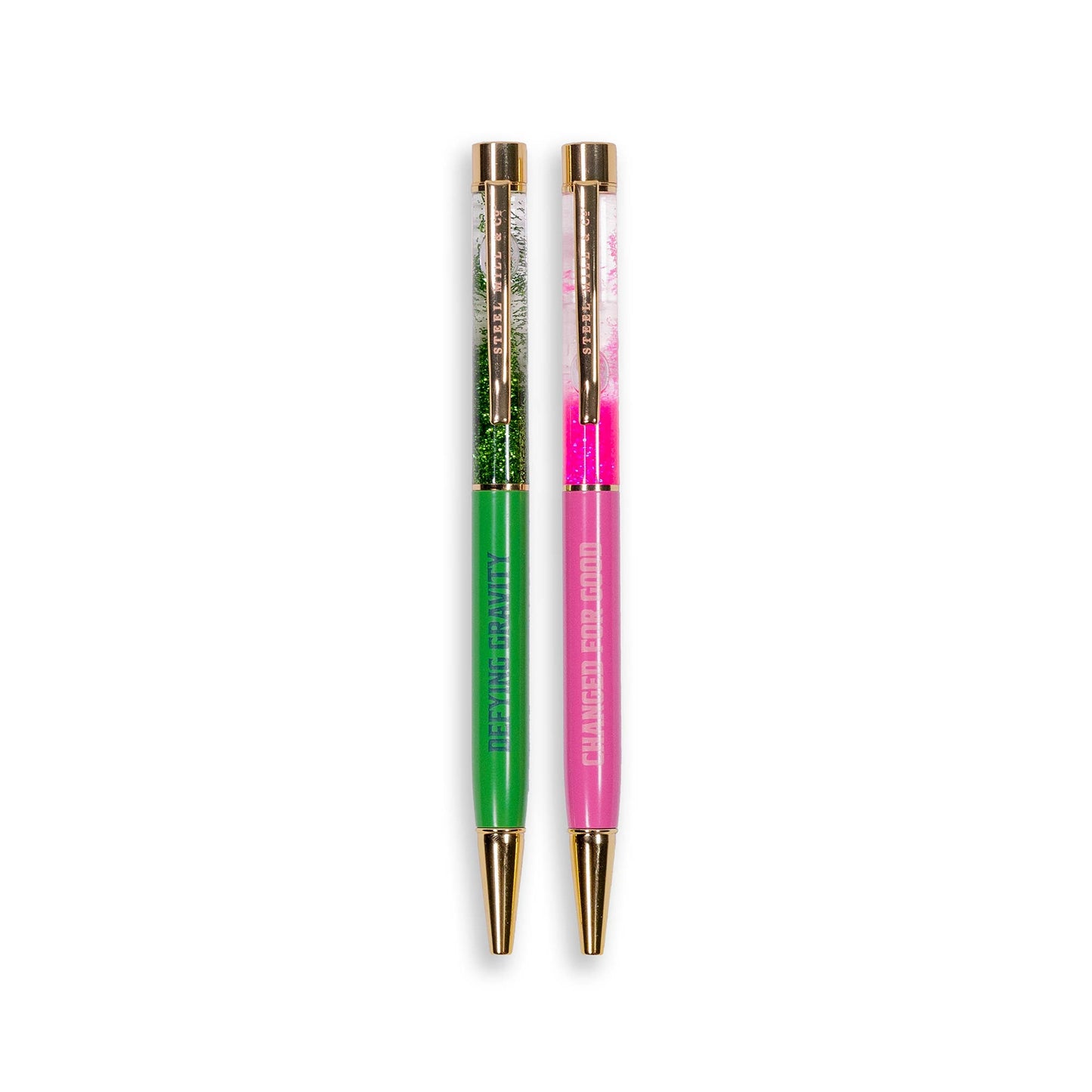 “Defy Gravity” ✨💚 Wicked-Inspired Pen Set (2-Pack)